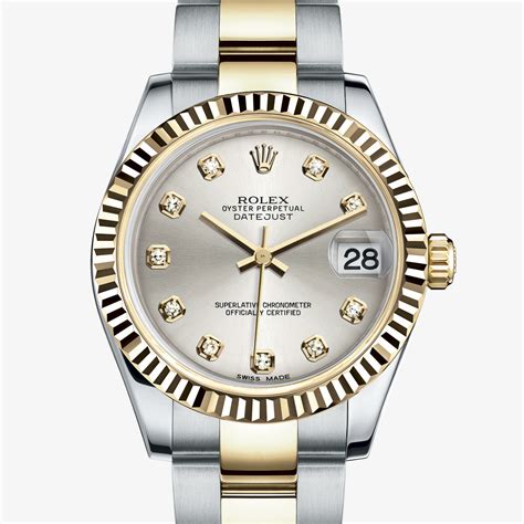 rolex datejust 31 acciaio